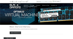 Desktop Screenshot of blackdiamondmemory.com