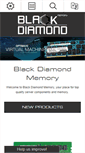 Mobile Screenshot of blackdiamondmemory.com